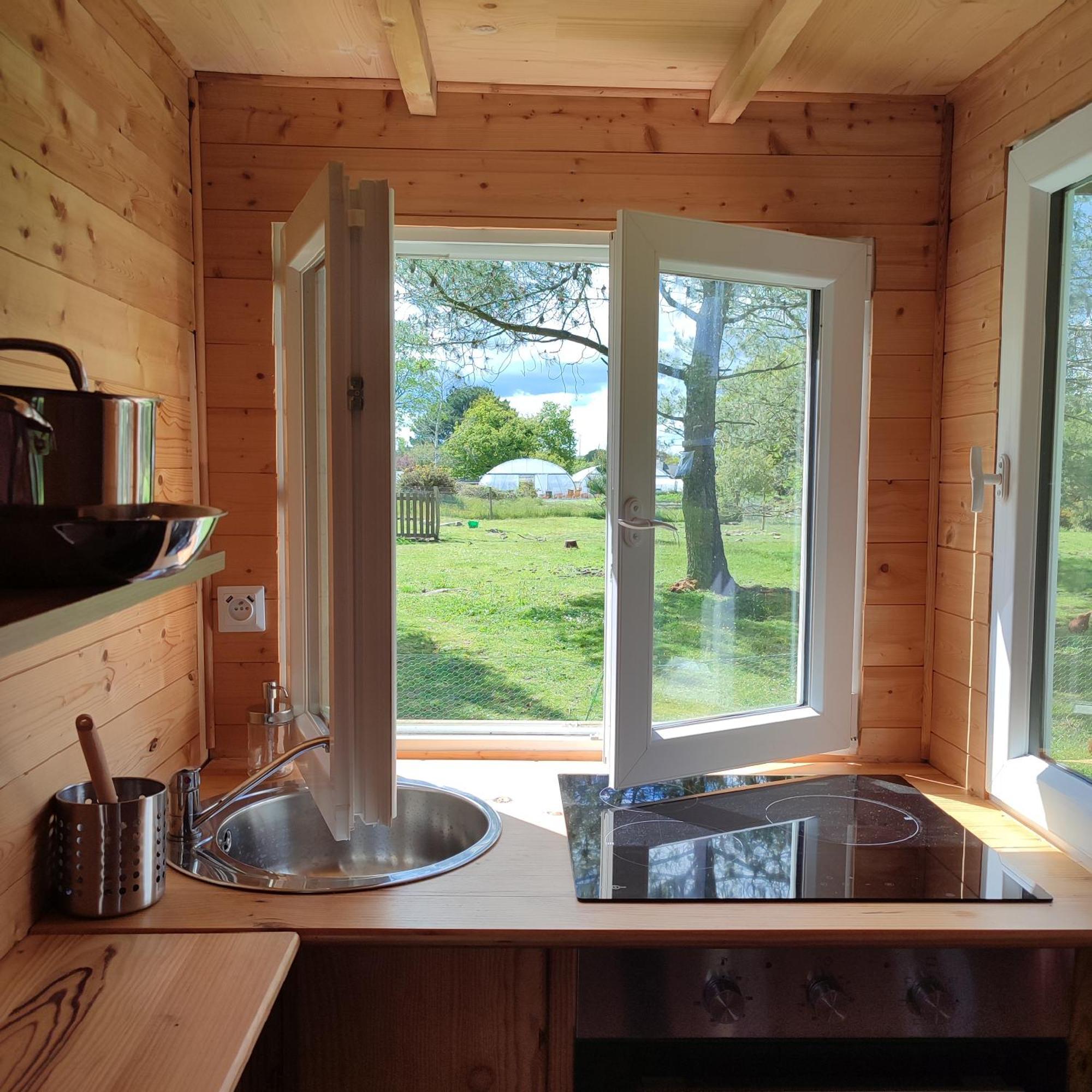 Nuit Insolite En Tiny House Questembert Экстерьер фото
